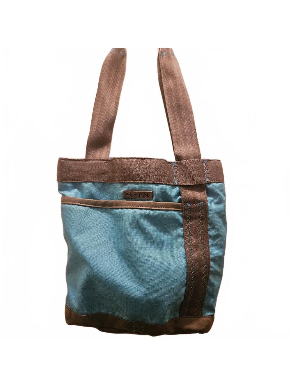 Columbia Small Blue and Brown Tote Bag